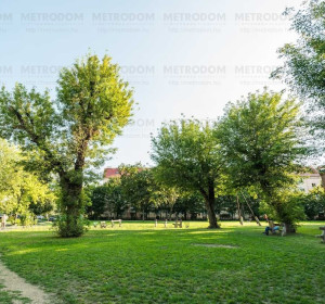 Kellemes sétát tehet a Babér utcai Plébánia melletti parkban.