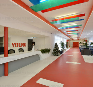 The finished building inside